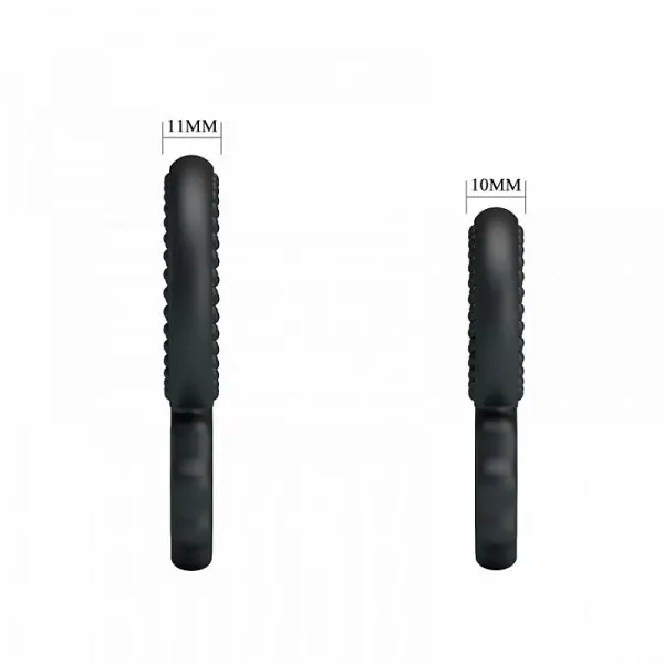 Anel Peniano Duplo com Saliências Ring Pretty Love Anel Peniano Duplo com Saliências Ring Pretty Love