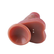 Pênis Realístico com Vai e Vem  Controle Remoto e 10 Modos de Vibração 22,5 x 4,0cm