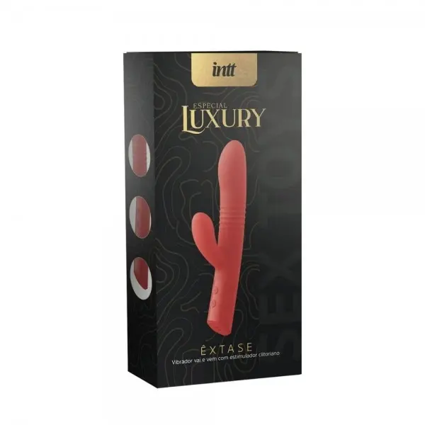 Vibrador Extase com Movimento de Vai e Vem Recarregável Linha Luxury Vibrador Extase com Movimento de Vai e Vem Recarregável Linha Luxury