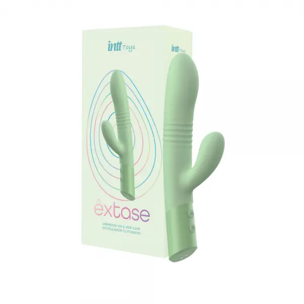 Vibrador Recarregável com Movimento de Vai e Vem Extase Linha Wellness Vibrador Recarregável com Movimento de Vai e Vem Extase Linha Wellness