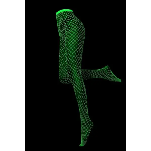 Meia Calça Glow Arrastão Brilha no Escuro Yaffa