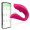 Vibrador de Casal com Sucção e Vibração e Controle por App