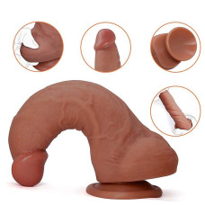 Pênis Super Realístico em Silicone Dupla Camada 20,0 x 4,8cm