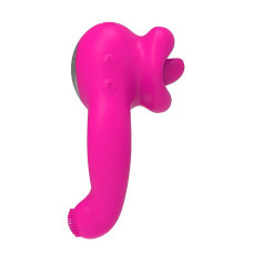 Anel Peniano com Vibrador e Estimulador de Clitóris Lick Ring Alwup