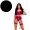 Conjunto Estilo Cropped em Renda Sensual Luisa com Cinta-liga