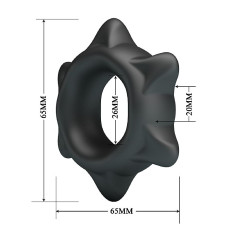 Anel Peniano de Silicone Ethaniel Crazy Bull  2,0 X 6,5cm