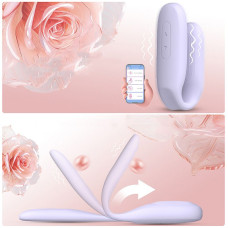 Vibrador de Casal Com Aplicativo Popping