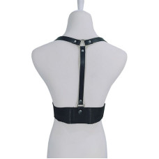 Harness Dominatrix Ajustável em Couro Sintético
