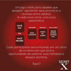 Secret X Jogo Erótico Para Casal ou Grupo
