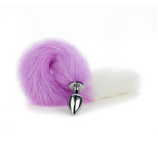Kit Rabo de Raposa com Tiara Grampos de Mamilos em Metal e Gargantilha