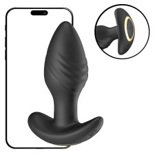 Plug Anal em Silicone Wythe Recarregável com  APP de Celular