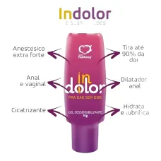 Kit 3 Gel Anestésico Anal Extra Forte Indolor Sex Fantasy