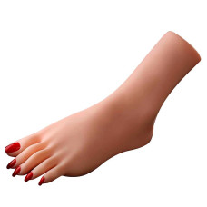 Masturbador Masculino Cyberskin em Formato de Pé com Vagina 23,0 x 9,0cm