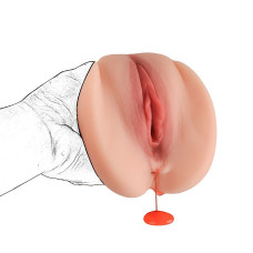 Masturbador Masculino Formato de Vagina com Vibrador e Hímen Daphne