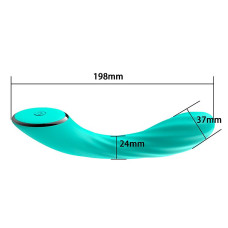 Vibrador Ponto G com Curva Anatômica Textura Estimulante e 10 Vibrações