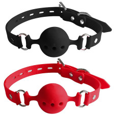 Mordaça de Silicone com Bola de 4,5cm