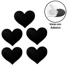 Adesivo Cobre Mamilos em Coração PU Linha Sado