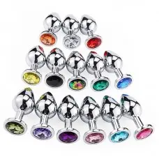 Plug Anal Joia M com Cristal