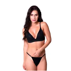 Conjunto com Bojo e Detalhes em Brilho