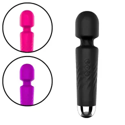 Vibrador Varinha Mágica Recarregável 7 Vibrações com Cabeça Flexível Hero Vibrador Varinha Mágica Recarregável 7 Vibrações com Cabeça Flexível Hero