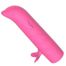 Vibrador Golfinho de Ponto G Recarregável Tina com 12 Modos de Vibração