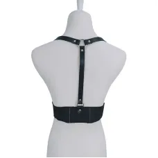 Harness Dominatrix Ajustável em Couro Sintético