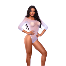 Body de Strass Navy Branco