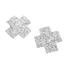 Par Tapa Mamilo em X com Strass Brilhante Yaffa