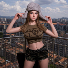 Boneca Realista Sex Doll com 145 cm de Altura, 35 Kgcom Vibração, Sucção, Áudio e 3 Orifícios Penetráveis