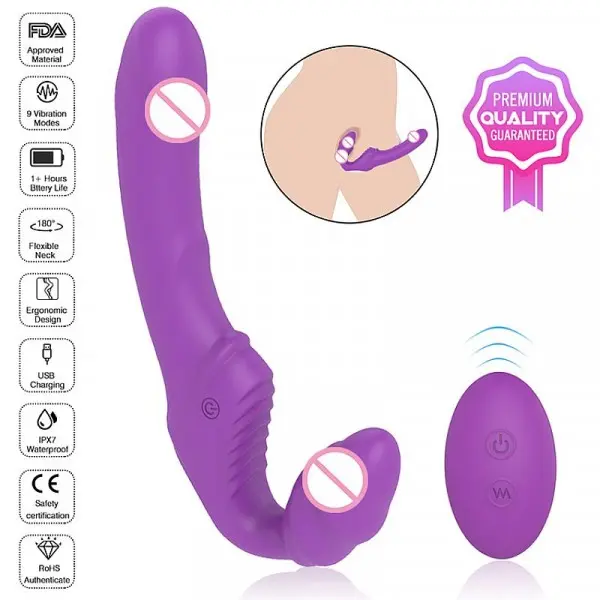 Strapless de Dupla Vibração Recarregável Nana Strapless de Dupla Vibração Recarregável Nana