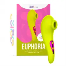 Euphoria Sugador de Clitóris Recarregável Linha Vibra Collors Euphoria Sugador de Clitóris Recarregável Linha Vibra Collors
