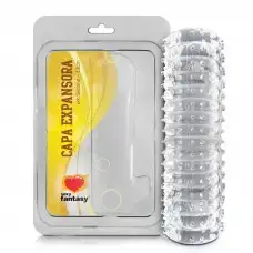 Capa e Masturbador Vazado 13cm