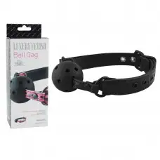 Mordaça com Bola e Tiras Ajustáveis - Luxury Fetich