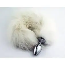 Plug Anal P com Cauda de Raposa do Ártico