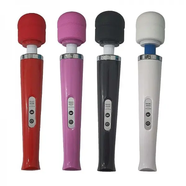 Vibrador Varinha Mágica Recarregável 10 vibrações com Cabeça Flexível Vibrador Varinha Mágica Recarregável 10 vibrações com Cabeça Flexível