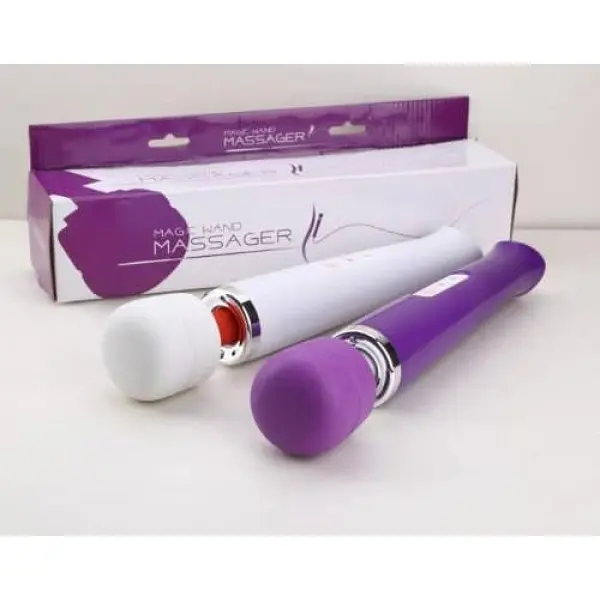 Vibrador Varinha Mágica Recarregável 10 vibrações com Cabeça Flexível Vibrador Varinha Mágica Recarregável 10 vibrações com Cabeça Flexível