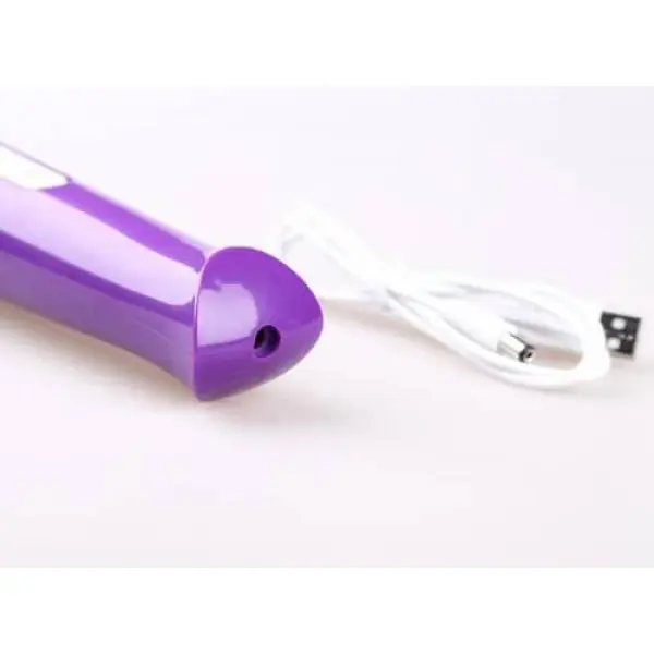 Vibrador Varinha Mágica Recarregável 10 vibrações com Cabeça Flexível Vibrador Varinha Mágica Recarregável 10 vibrações com Cabeça Flexível