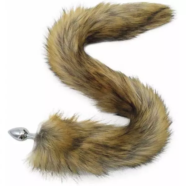 Plug Anal Cauda de Raposa Longa 81cm Plug Anal Cauda de Raposa Longa 81cm