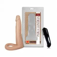 Anel Companheiro com Vibro e Pênis - 16 cm x 3,8 cm