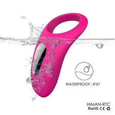 Anel Peniano com Vibrador e Controle Remoto Recarregável Himan S-Hande