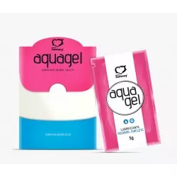 Aquagel Chiclete Lubrificante Beijável Sachê 5g Aquagel Chiclete Lubrificante Beijável Sachê 5g
