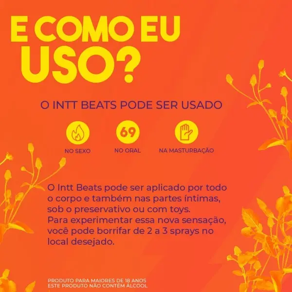 Intt Beats Lubrificante com Jambu Extra Forte Intt Cosméticos Intt Beats Lubrificante com Jambu Extra Forte Intt Cosméticos