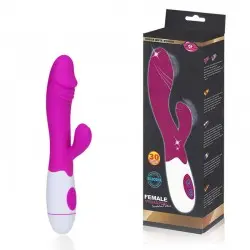Vibrador Recarregável e Estimulador de Clitóris Female