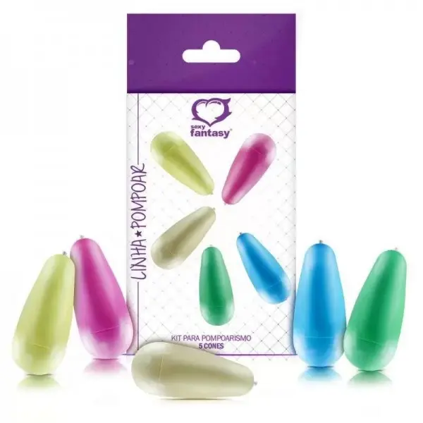 Kit de Cones para Pompoarismo com 5 Peças Kit de Cones para Pompoarismo com 5 Peças