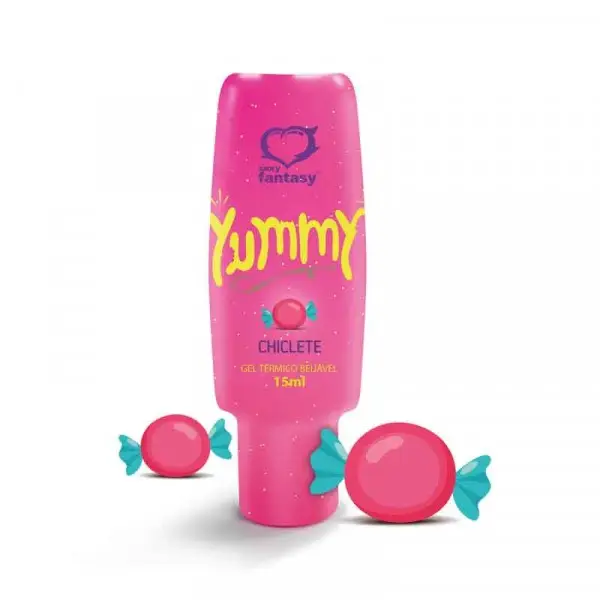 Gel Térmico Beijável Yummy Chiclete Sexy Fantasy 15g