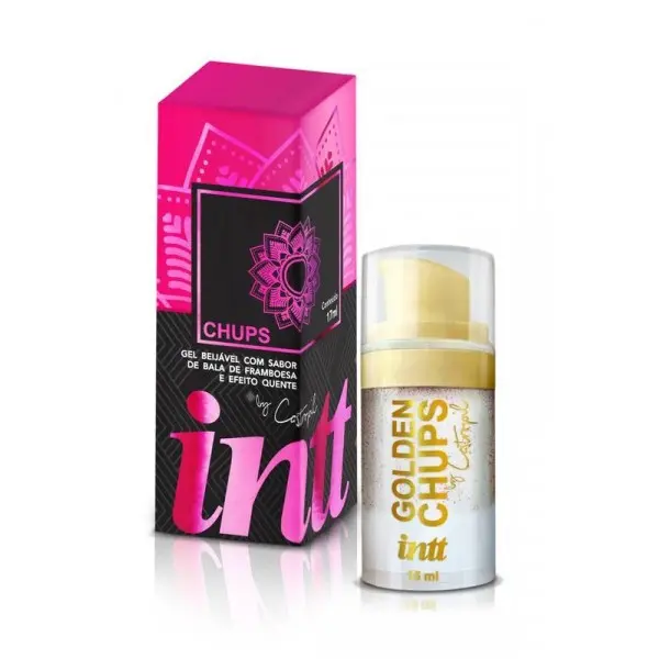Golden Chups by Castropil Gel para Sexo Oral Framboesa Soft Hot Golden Chups by Castropil Gel para Sexo Oral Framboesa Soft Hot