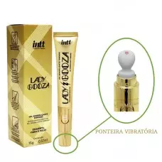 Lady Gooza Gel Sensibilizante Feminino com Ponta Vibratória Lady Gooza Gel Sensibilizante Feminino com Ponta Vibratória