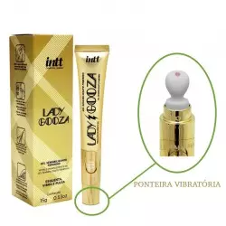 Lady Gooza Gel Sensibilizante Feminino com Ponta Vibratória Lady Gooza Gel Sensibilizante Feminino com Ponta Vibratória