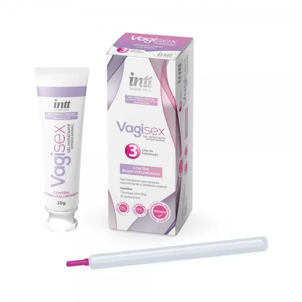 Vagisex Gel Lubrificante Hidratante Intravaginal com Aplicador Intt Cosméticos Vagisex Gel Lubrificante Hidratante Intravaginal com Aplicador Intt Cosméticos