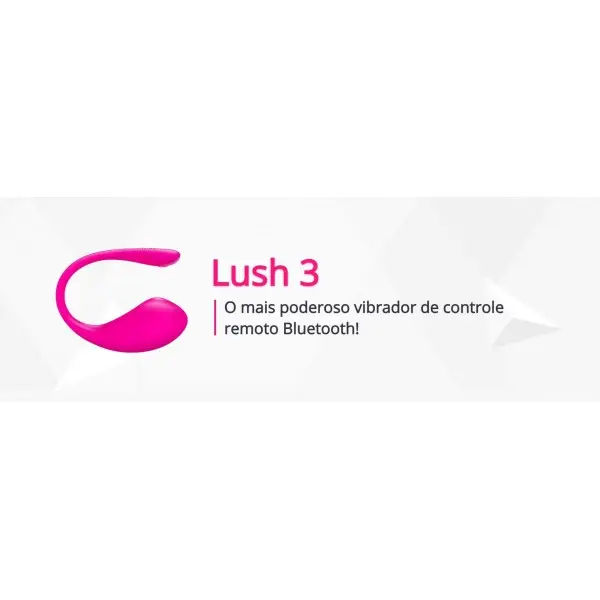 Lush 3 by Lovense Vibrador para Casal Longa Distância com Aplicativo Lush 3 by Lovense Vibrador para Casal Longa Distância com Aplicativo